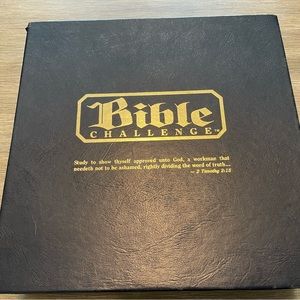 Bible challenge trivia board game. From 90s. In very good condition.